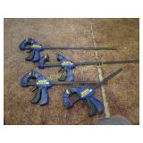 set of 4 Irwin clamps