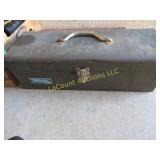 metal tool box w Skil grinder