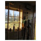 all misc on wall brushes chain loppers saw
