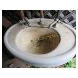 antique pedestal sink