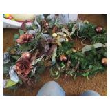 christmas greens wreath swag