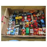assorted hot wheels matchbox cars
