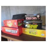 assorted family games poker chips more