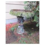 squirrel bird bath