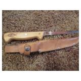 Napco knife w sheath made in Sweden