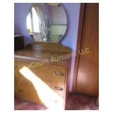 vintage dresser with mirror