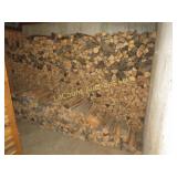 huge amount dry split fire wood