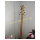 hall tree coat rack