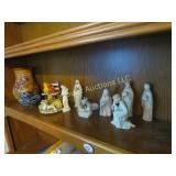 Lefton christopher collection nativity figures mis
