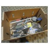 punch assortment lot tape measure air nozzle misc
