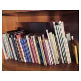 left of shelf kids vintage books