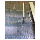 HUGE 8 tined pitch hay fork