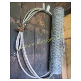 large cable & chicken wire