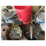 lots of assorted screws bolts parts