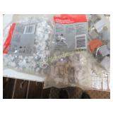 assorted plastic staples