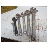 assorted crescent  wrenches most Craftsman
