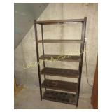 metal shelving unit