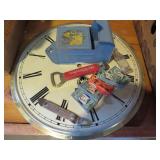 Dr Pepper clock face razors match holder beer