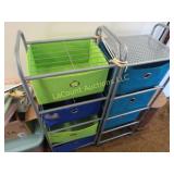 2 bin storage racks used condition