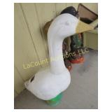 plastic goose planter