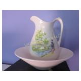 vintage pitcher water basin Norway