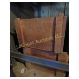 2 large vintage crates