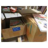 2 boxes science & popular mechanics magazines