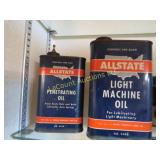 2 Allstate cans penetrating oil Machine oil