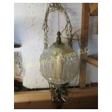 vintage hanging swag light