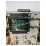 Heathkit oscilloscope model 10-102 w manual