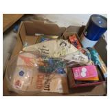 misc oddities glass bottle snow  Xmas bulbs