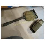 military shovel and tool roll