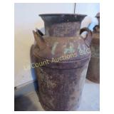 vintage milk can no lid