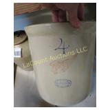 4 gallon redwing crock large wing