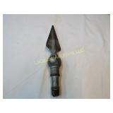 vintage street lamp spire heavy cast 9"