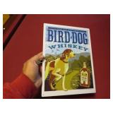 bird Dog Whiskey tin sign
