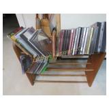 cd rack w assorted cds