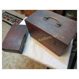 vintage wood box dove tail corners another