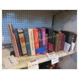 Shelf vintage books   assorted