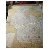 1904 wisconsin railroad map