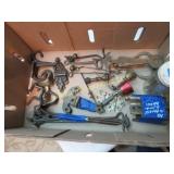 assorted vintage hardware hooks hinges more