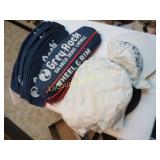 vintage gas station ice cream parlor hats many