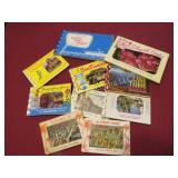 vintage travel picture book sets assorted