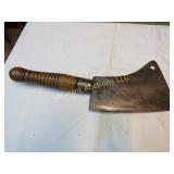large butchers meat cleaver unbranded