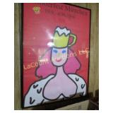 framed poster from October fest Munchen Germany