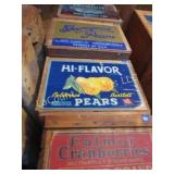 4 fruit crates good used condition