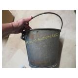 galvanized milk bucket pail