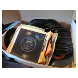 many assorted 45s records