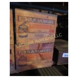 2 vintage Drambuie crates