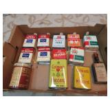 assorted spice tins Kroger Nescafe can